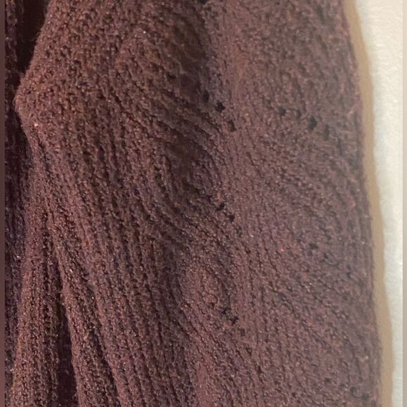 Maurice’s Brown Open Front Cardigan Sweater - Picture 2 of 3